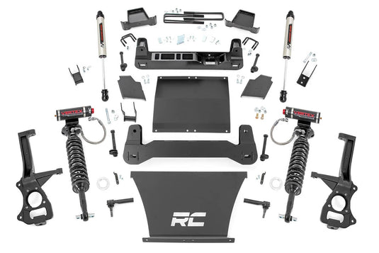 Rough Country 6 Inch Lift Kit, Vertex/V2, Multi-Leaf - 2019-2024 GMC Sierra 1500