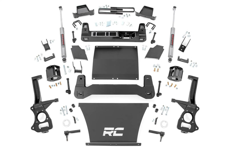 Load image into Gallery viewer, Rough Country 4 Inch Lift Kit, AT4/Trailboss, N3 Shocks - 2019-2024 Chevrolet Silverado 1500 &amp; GMC Sierra 1500
