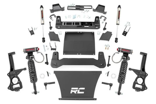 Rough Country 4 Inch Lift Kit, AT4/Trailboss, Vertex/V2 - 2019-2024 Chevrolet Silverado 1500 & GMC Sierra 1500