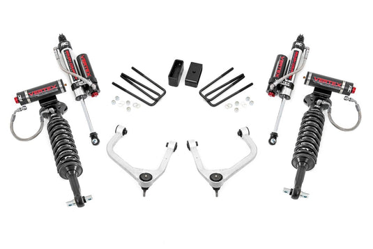 Rough Country 3.5 Inch Lift Kit, Vertex, Multi-Leaf - 2019-2024 Chevrolet Silverado 1500 LTD/1500