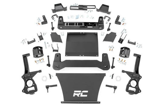 Rough Country 6 Inch Lift Kit, Adaptive Ride Control - 2019-2024 Chevrolet Silverado 1500 & GMC Sierra 1500