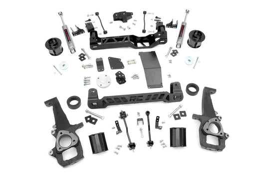 Rough Country 6 Inch Lift Kit, N3 Rear Shocks - 2012-2024 Ram 1500 Classic