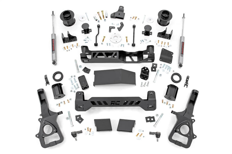 Load image into Gallery viewer, Rough Country 6 Inch Lift Kit, N3 Rear Shocks - 2019-2024 Ram 1500
