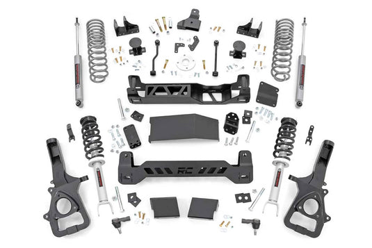 Rough Country 6 Inch Lift Kit, N3 Struts, Dual Rate Coils - 2019-2024 Ram 1500
