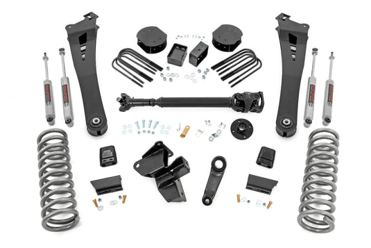 Rough Country 5 Inch Lift Kit, Fr D/S, 10 Bolt T-Case - 2025-2026 Ram 3500