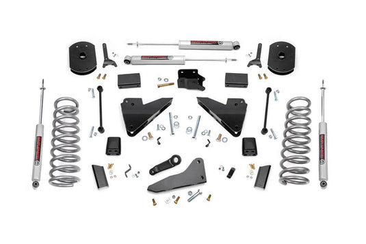 Rough Country 5 Inch Lift Kit, FR Diesel Coil, Radius Arm Drop - 2014-2018 Ram 2500