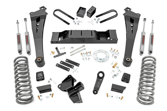 Rough Country 5 Inch Lift Kit, Diesel, Non-AISIN - 2019-2024 Ram 3500