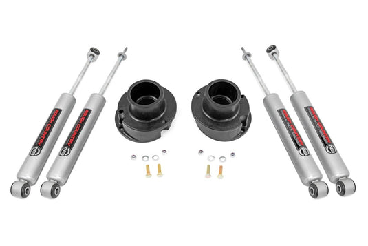 Rough Country 2.5 Inch Leveling Kit, RR Leaf, N3, Premium N3 - 2013-2025 Ram 2500/3500