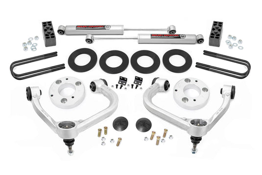 Rough Country 3 Inch Lift Kit, Forged UCA - 2021-2025 Ford F-150