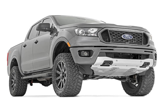 Rough Country 3.5 Inch Lift Kit, Forged Alum UCA, Cast Steel Knucles - 2019-2023 Ford Ranger