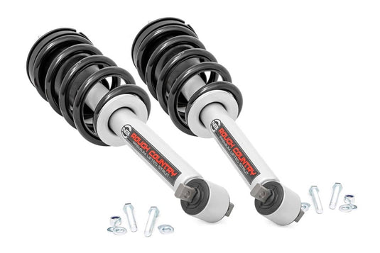 Rough Country Loaded Strut Pair, 5 Inch - 2007-2014 Chevrolet Avalanche/Silverado 1500/Suburban 1500/more & GMC Sierra 1500/Yukon XL 1500