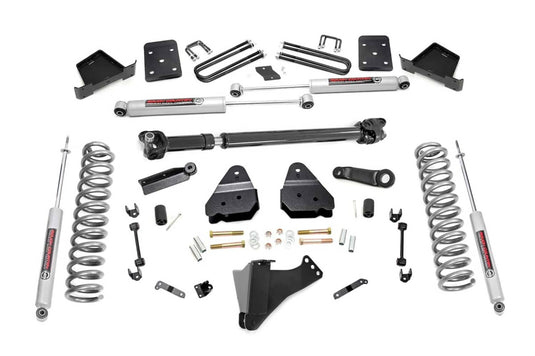 Rough Country 6 Inch Lift Kit, Diesel, OVLD, D/S, N3 Shocks - 2017-2022 Ford F-250 Super Duty/F-350 Super Duty