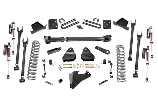 Rough Country 6 Inch Lift Kit, Diesel, 4-Link, FR D/S, Vertex - 2017-2022 Ford F-250 Super Duty/F-350 Super Duty
