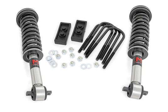 Rough Country 2.5 Inch Lift Kit, M1 Struts - 2021-2025 Ford F-150