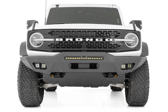 Rough Country Front Bumper, Modular, Full Wings - 2021-2026 Ford Bronco Raptor