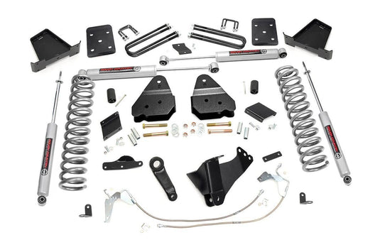 Rough Country 6 Inch Lift Kit, Diesel, No OVLD, N3 Shocks - 2011-2014 Ford F-250 Super Duty/F-350 Super Duty
