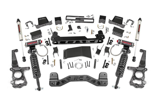 Rough Country 6 Inch Lift Kit, Vertex/V2 - 2015-2020 Ford F-150