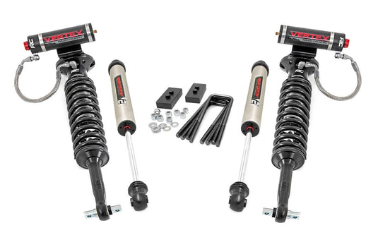 Rough Country 2 Inch Lift Kit, Vertex/V2 - 2014-2020 Ford F-150