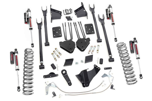 Rough Country 6 Inch Lift Kit, 4 Link, OVLD, Vertex - 2015-2016 Ford F-250 Super Duty/F-350 Super Duty