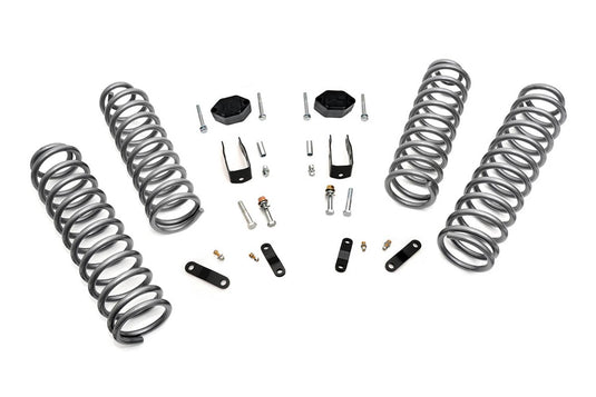 Rough Country 2.5 Inch Lift Kit, Coils, No Shocks - 2007-2018 Jeep Wrangler JK