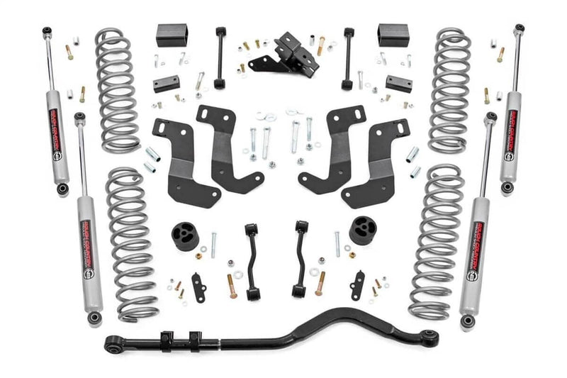 Load image into Gallery viewer, Rough Country 3.5 Inch Lift Kit, C/A Drop, 2-Door - 2018-2023 Jeep Wrangler
