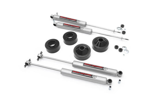 Rough Country 1.75 Inch Lift Kit, N3, Premium N3 - 2007-2018 Jeep Wrangler JK