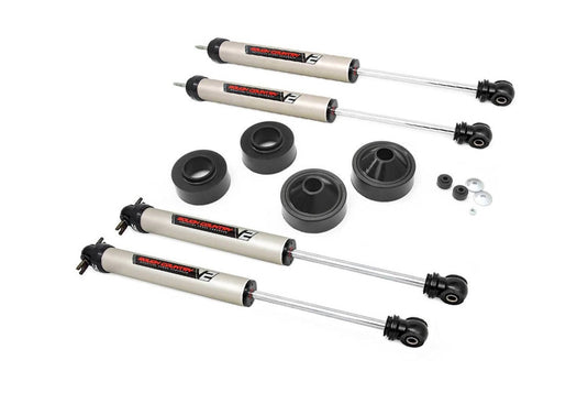 Rough Country 1.75 Inch Lift Kit, V2 - 2007-2018 Jeep Wrangler JK
