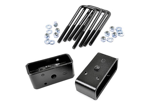 Rough Country 1.5 Inch Block And U-Bolt Kit - 2011-2019 Chevrolet Silverado 2500 HD & GMC Sierra 2500 HD