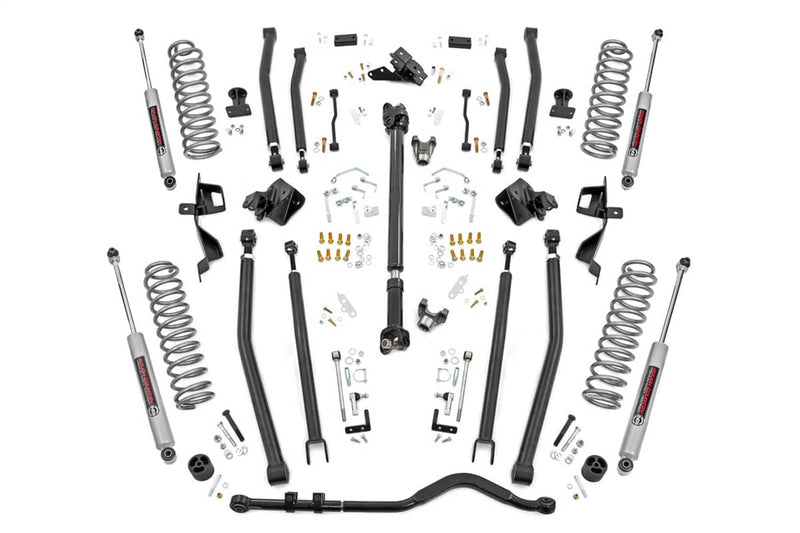 Load image into Gallery viewer, Rough Country 6 Inch Lift Kit, Long Arm - 2018-2023 Jeep Wrangler Willys Sport/Willys/Unlimited High Tide/Unlimited Willys Sport/more
