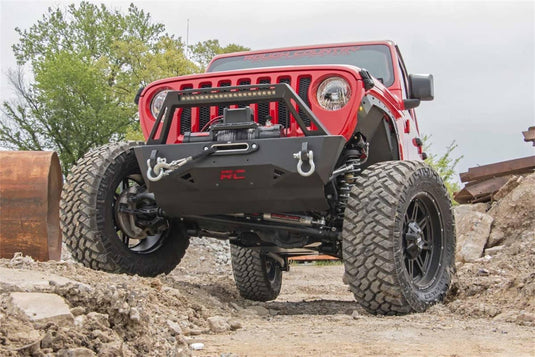 Rough Country 6 Inch Lift Kit, Long Arm - 2018-2023 Jeep Wrangler Willys Sport/Willys/Unlimited High Tide/Unlimited Willys Sport/more