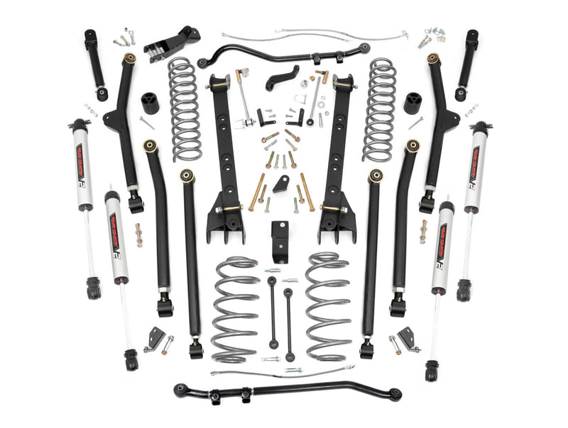 Load image into Gallery viewer, Rough Country 4 Inch Lift Kit, Long Arm, V2 - 1997-2006 Jeep Wrangler
