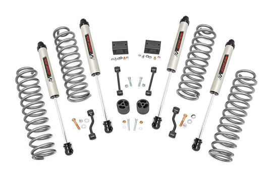 Rough Country 2.5 Inch Lift Kit, Coils, V2, Rubicon - 2018-2023 Jeep Wrangler