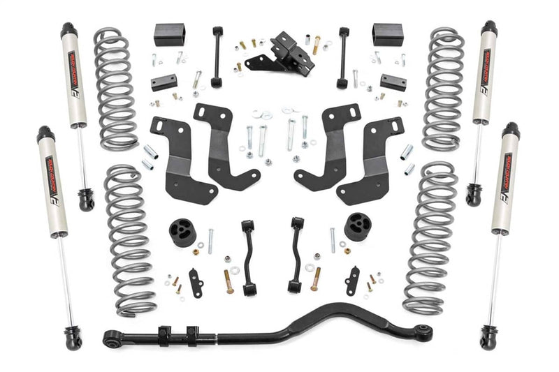 Load image into Gallery viewer, Rough Country 3.5 Inch Lift Kit, C/A Drop, Stage 1, V2 - 2018-2023 Jeep Wrangler

