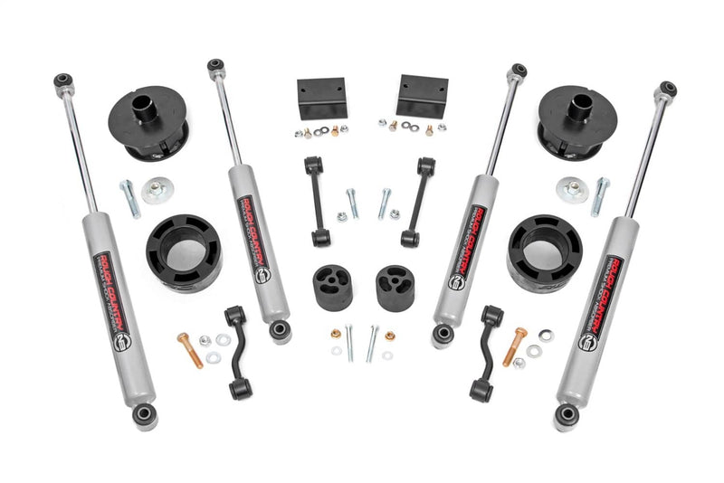 Load image into Gallery viewer, Rough Country 2.5 Inch Lift Kit, Spacers, N3, Premium N3 - 2018-2023 Jeep Wrangler
