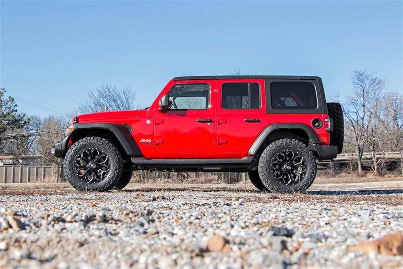 Load image into Gallery viewer, Rough Country 2.5 Inch Lift Kit, Coils, V2, Non-Rubicon - 2018-2023 Jeep Wrangler
