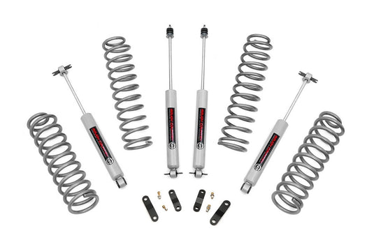 Rough Country 2.5 Inch Lift Kit, Coils, Premium N3 - 2007-2018 Jeep Wrangler JK