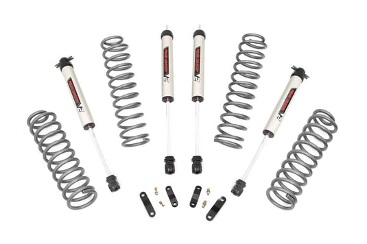 Rough Country 2.5 Inch Lift Kit, Coils, V2, 2WD/4WD - 2007-2018 Jeep Wrangler JK