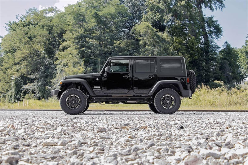 Load image into Gallery viewer, Rough Country 2.5 Inch Lift Kit, Coils, V2, 2WD/4WD - 2007-2018 Jeep Wrangler JK

