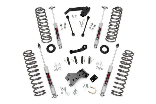 Rough Country 4 Inch Lift Kit, Premium N3 - 2007-2018 Jeep Wrangler JK