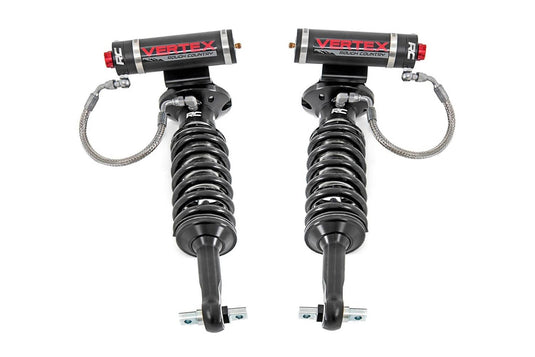 Rough Country Vertex 2.5 Remote Reservoir Leveling Coilovers, 2 Inch - 2007-2018 Chevrolet Silverado 1500 & GMC Sierra 1500