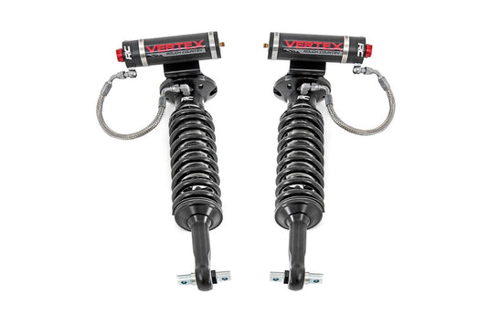 Rough Country Vertex 2.5 Remote Reservoir Coilovers, Front, 3.5" - 2019-2026 Chevrolet Silverado 1500 & GMC Sierra 1500