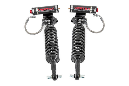 Rough Country Vertex 2.5 Reservoir Coilovers, Front, 3" - 2014-2025 Ford F-150