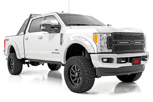 Rough Country Vertex 2.5 Reservoir Front Shocks, 4.5-8" - 2005-2026 Ford F-250 Super Duty/F-350 Super Duty