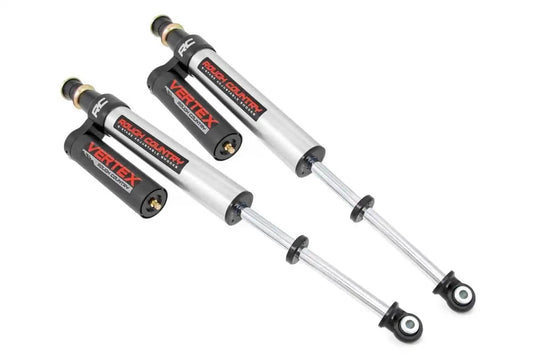 Rough Country Vertex 2.5 Reservoir Rear Shocks, 6" - 2007-2021 Toyota Tundra