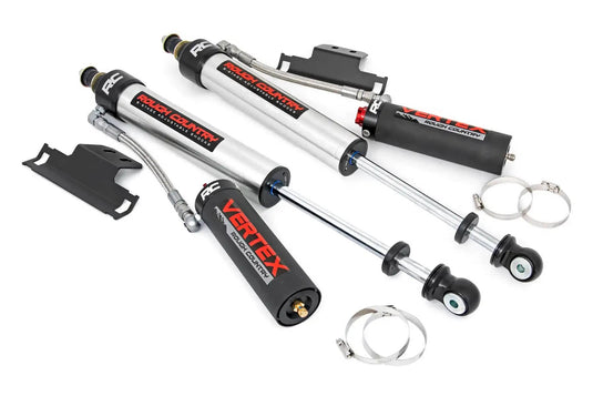 Rough Country Vertex 2.5 Reservoir Rear Shocks, 6-7" - 2005-2023 Toyota Tacoma