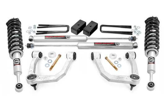 Rough Country 3.5 Inch Lift Kit, UCA, N3 Struts - 2005-2023 Toyota Tacoma (