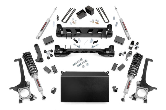 Rough Country 4 Inch Lift Kit, N3 Struts - 2016-2021 Toyota Tundra