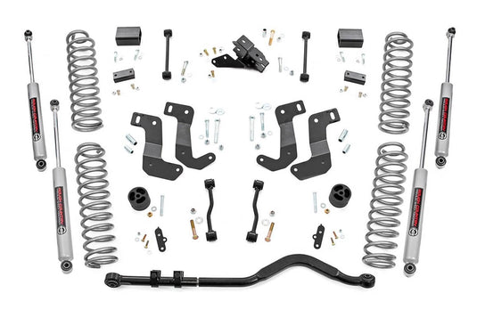 Rough Country 3.5 Inch Lift Kit, C/A Drop, 4-Door, EcoDiesel - 2020-2023 Jeep Wrangler