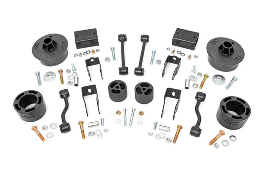 Rough Country 2.5 Inch Lift Kit, Spacers - 2024-2026 Jeep Wrangler
