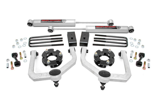 Rough Country 3 Inch Lift Kit, N3 Shocks, Premium N3 - 2004-2024 Nissan Titan